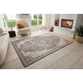 Vintage Vloerkleed Terrain Zwart Bruin