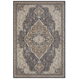 Vintage Vloerkleed Terrain Zwart Bruin