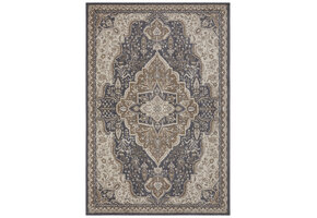 Vintage Vloerkleed Terrain Zwart Bruin
