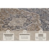 Vintage Vloerkleed Terrain Zwart Bruin