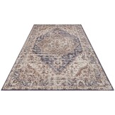 Vintage Vloerkleed Sand Creme Blauw