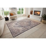 Vintage Vloerkleed Sand Creme Blauw