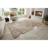 Vintage Vloerkleed Sand Beige Bruin
