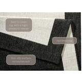Buitenkleed Panama Zwart Wit