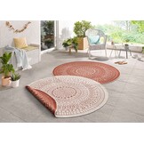Buitenkleed Porto Rond Terra Creme