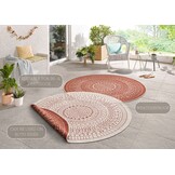 Buitenkleed Porto Rond Terra Creme