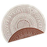 Buitenkleed Porto Rond Terra Creme