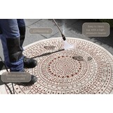 Buitenkleed Porto Rond Terra Creme