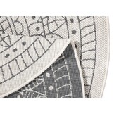 Buitenkleed Porto Rond Grijs Creme