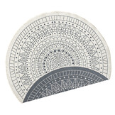 Buitenkleed Porto Rond Grijs Creme