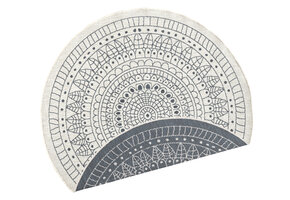 Buitenkleed Porto Rond Grijs Creme