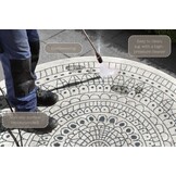 Buitenkleed Porto Rond Grijs Creme