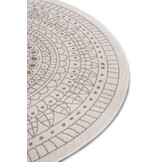 Buitenkleed Porto Rond Linnen Beige