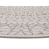 Buitenkleed Porto Rond Linnen Beige