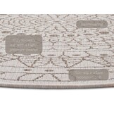 Buitenkleed Porto Rond Linnen Beige