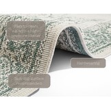 Buitenkleed Vintage Borbon Groen Creme