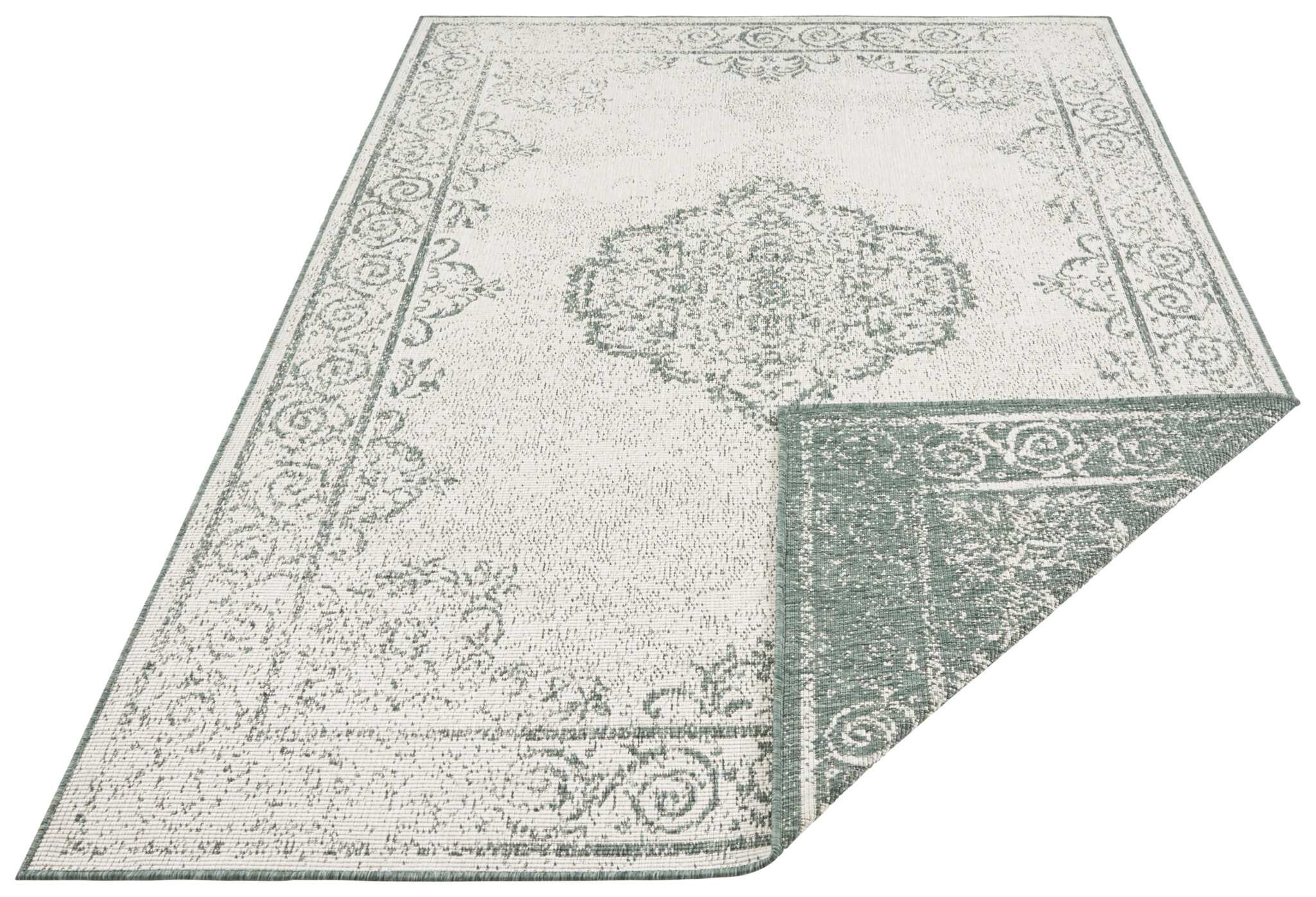 Buitenkleed Vintage Cebu Groen Creme