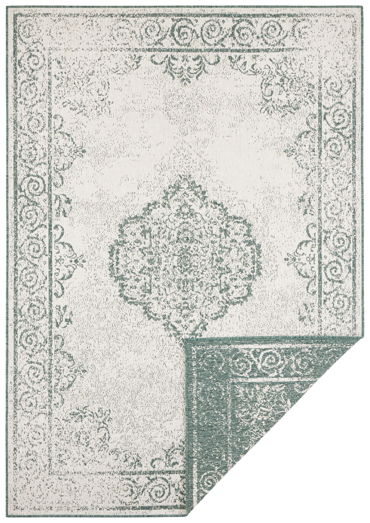 Buitenkleed Vintage Cebu Groen Creme