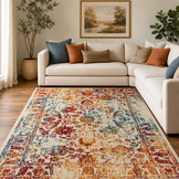 Vintage Van Gogh Vloerkleed Multi Laagpolig