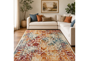 Vintage Van Gogh Vloerkleed Multi Laagpolig