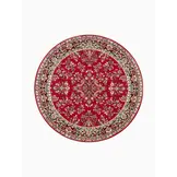 Hanse Home Rond Oosters Velours Vloerkleed Klassiek Rood