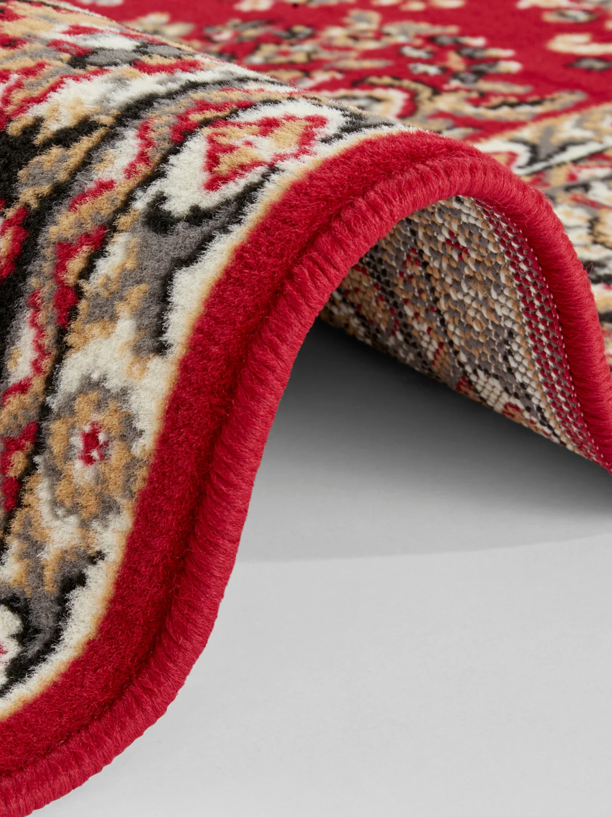 Hanse Home Rond Oosters Velours Vloerkleed Klassiek Rood