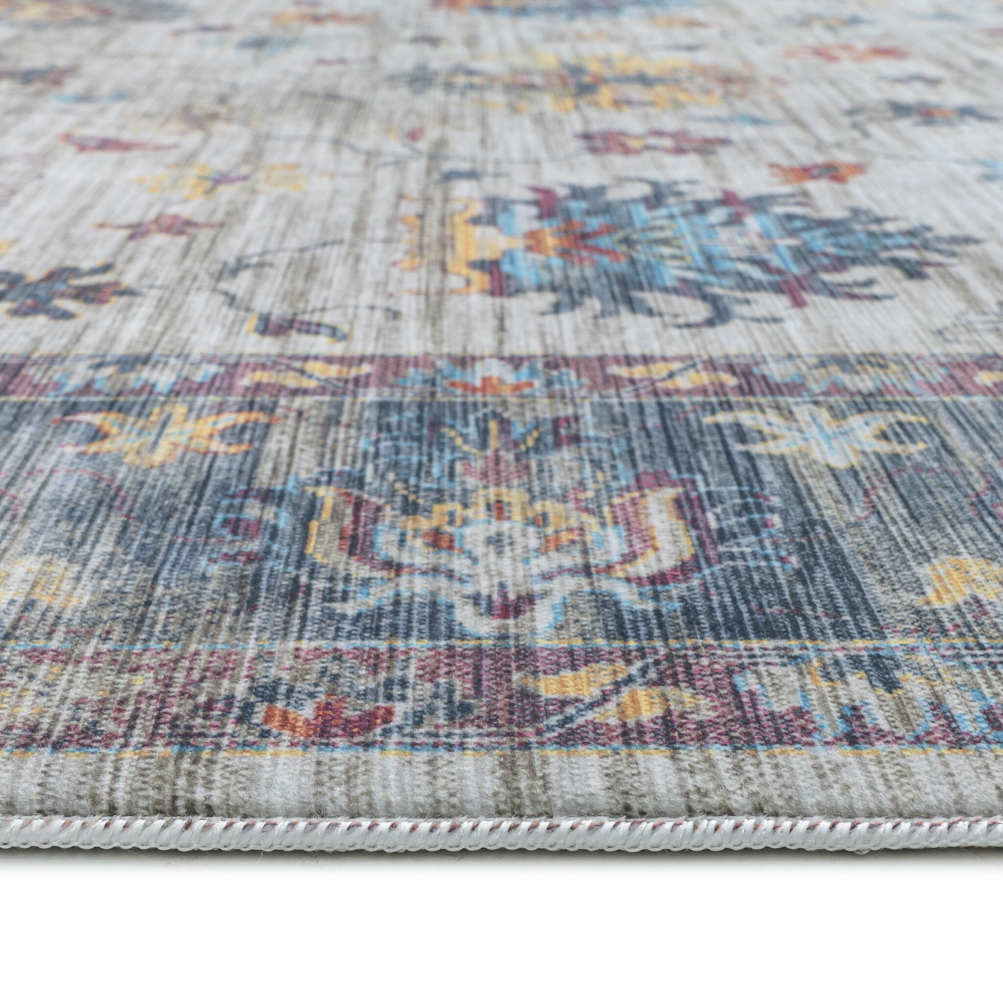 Vintage Vloerkleed Mystic Garden Creme Multi Wasbaar