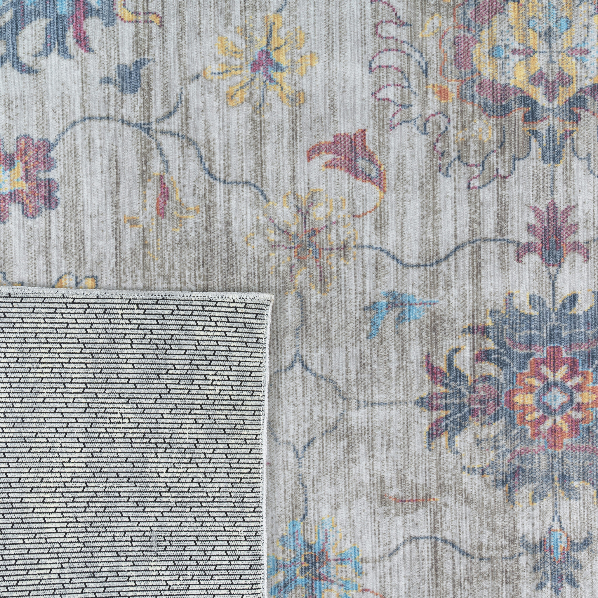 Vintage Vloerkleed Mystic Garden Creme Multi Wasbaar