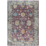 Vintage Vloerkleed Ruby Garden Roze Multi Wasbaar