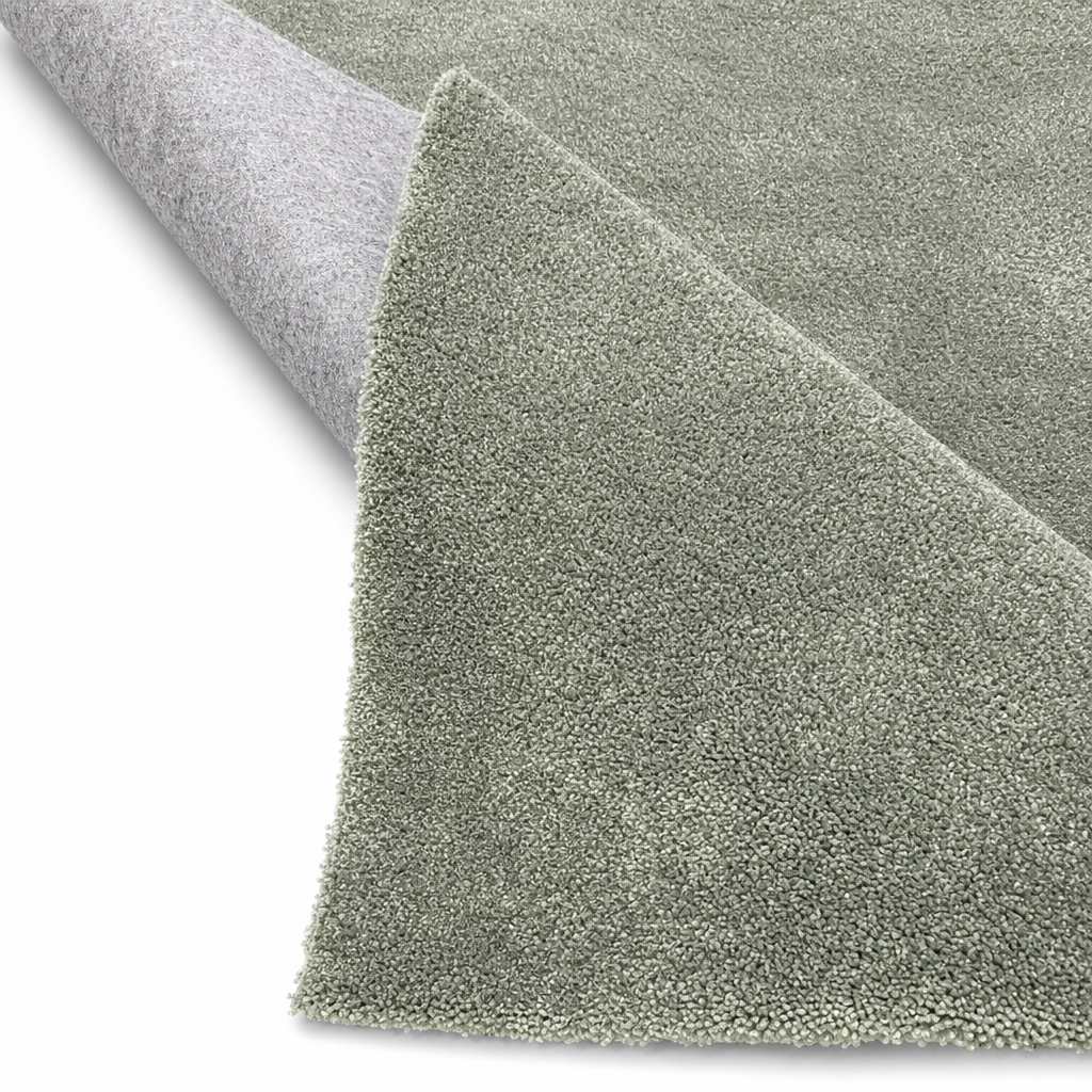 Comfy Premium - Luxe Effen Vloerkleed Wasbaar Uni Groen