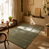 Comfy Premium - Luxe Effen Vloerkleed Wasbaar Uni Groen