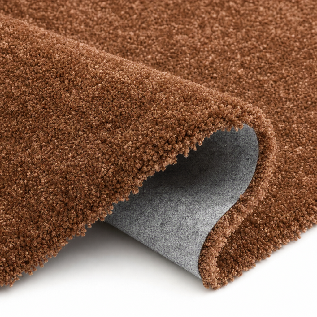 Comfy Premium - Luxe Effen Vloerkleed Wasbaar Uni Terra