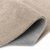 Comfy Premium - Luxe Effen Vloerkleed Wasbaar Uni Taupe