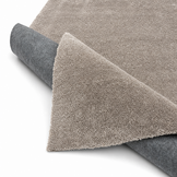 Comfy Premium - Luxe Effen Vloerkleed Wasbaar Uni Taupe