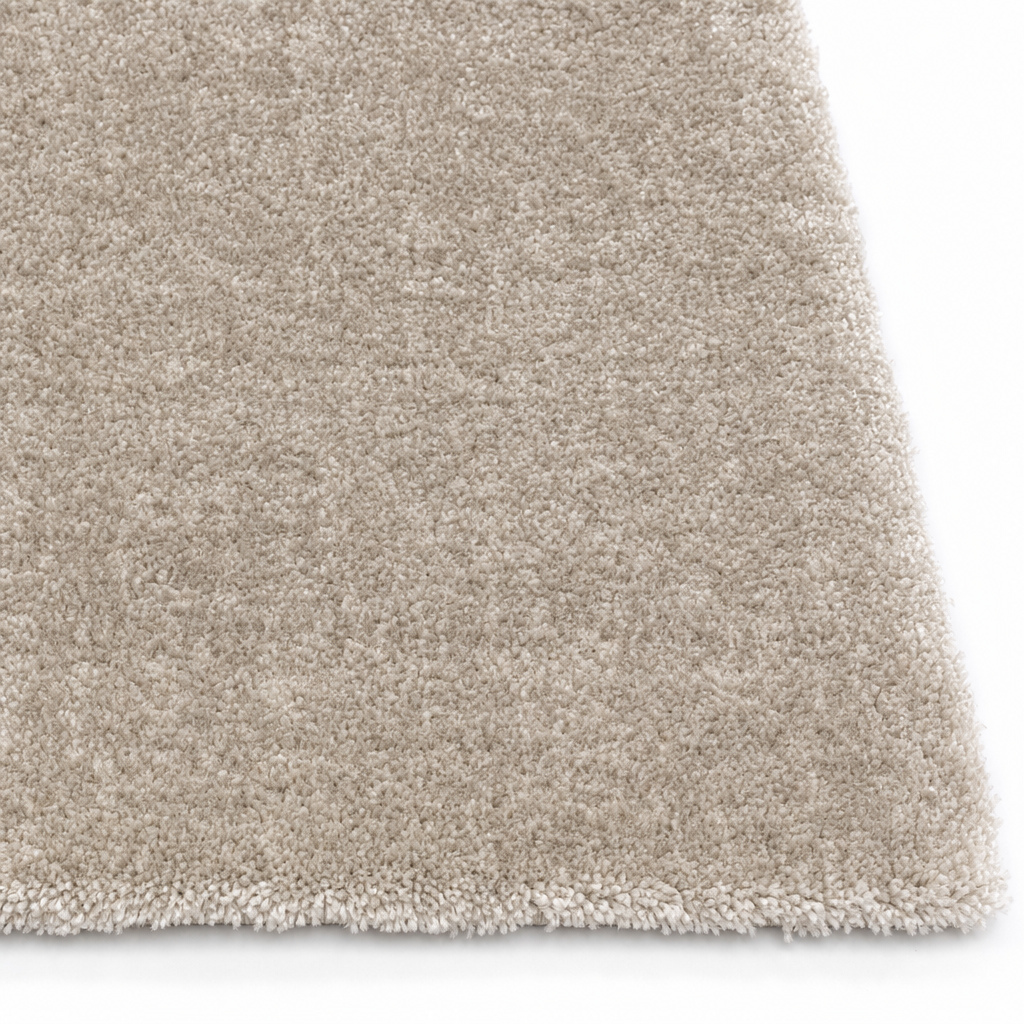 Comfy Premium - Luxe Effen Vloerkleed Wasbaar Uni Beige