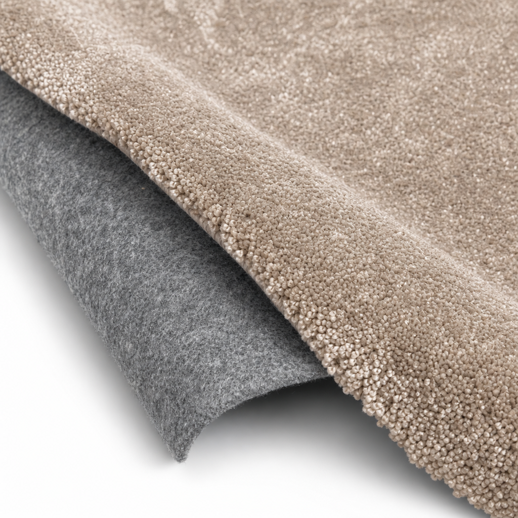 Comfy Premium - Rond Luxe Effen Vloerkleed Wasbaar Uni Taupe