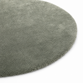Comfy Premium - Rond Luxe Effen Vloerkleed Wasbaar Uni Groen