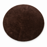 Comfy Premium - Rond Luxe Effen Vloerkleed Wasbaar Uni Bruin