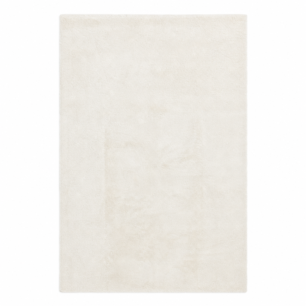 Comfy Soft - Effen Vloerkleed Wasbaar Uni Creme