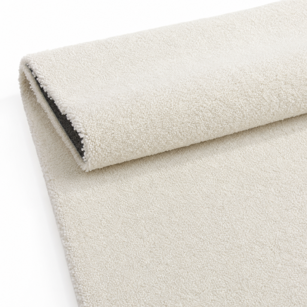 Comfy Soft - Effen Vloerkleed Wasbaar Uni Creme
