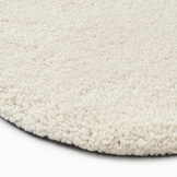 Comfy Soft - Rond Effen Vloerkleed Wasbaar Uni Creme