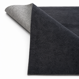 Comfy Soft - Effen Vloerkleed Wasbaar Uni Zwart
