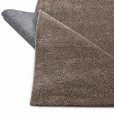 Comfy Soft - Effen Vloerkleed Wasbaar Uni Bruin Donker Beige