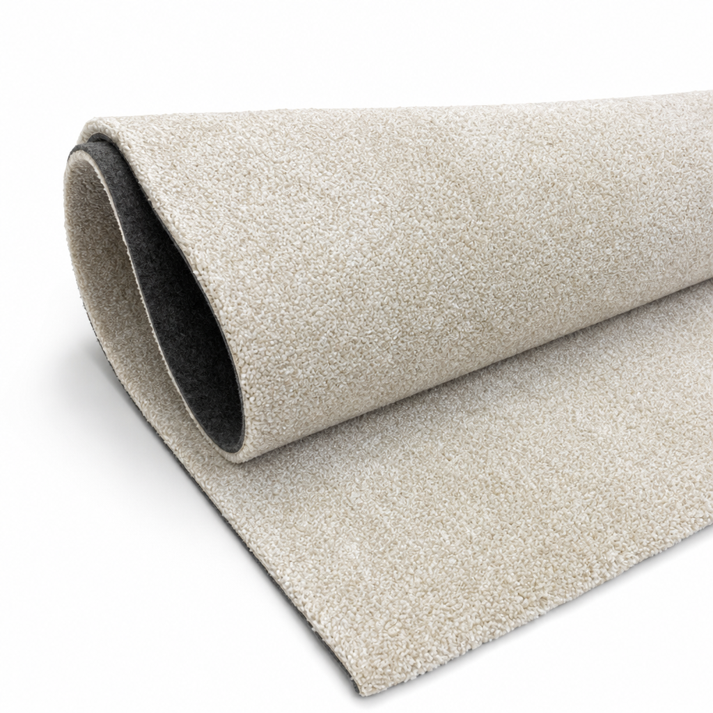 Comfy Soft - Effen Vloerkleed Wasbaar Uni Beige Creme