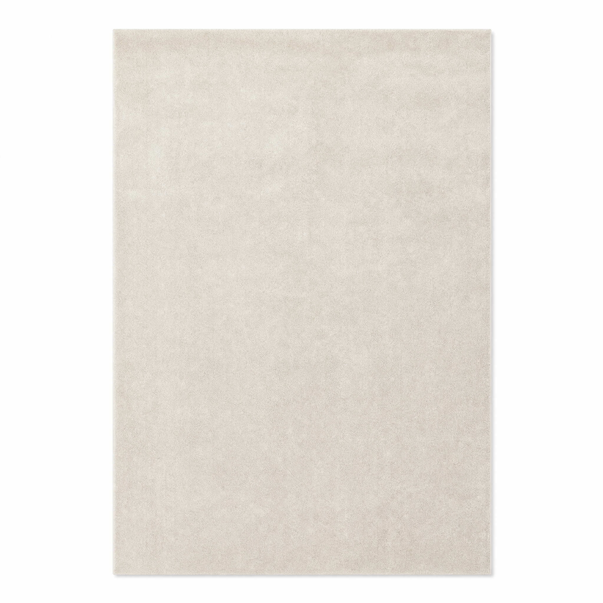 Comfy Soft - Effen Vloerkleed Wasbaar Uni Beige Creme