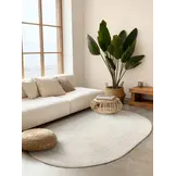 Rangpur Jute Ovaal Vloerkleed Creme