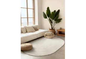 Rangpur Jute Ovaal Vloerkleed Creme