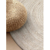 Rangpur Jute Ovaal Vloerkleed Creme