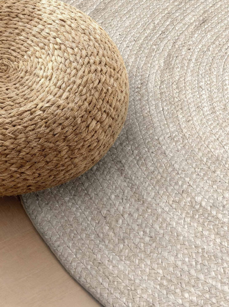 Rangpur Jute Ovaal Vloerkleed Creme