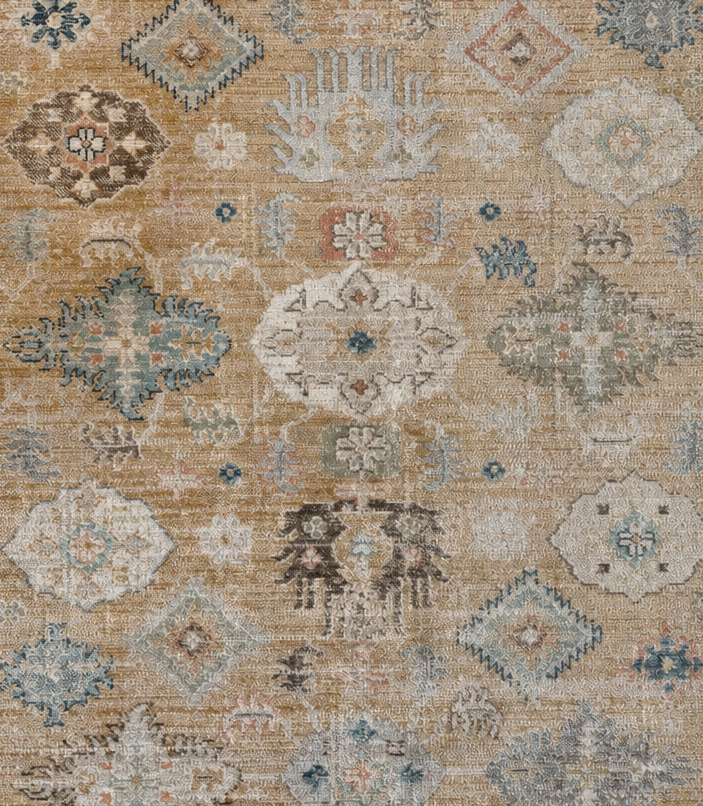 Istanbul Vintage Vloerkleed Geel
